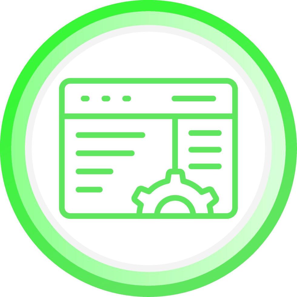 Browser Creative Icon Design vector