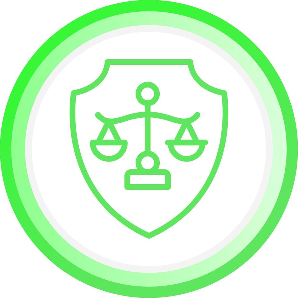 Justice Creative Icon Design vector