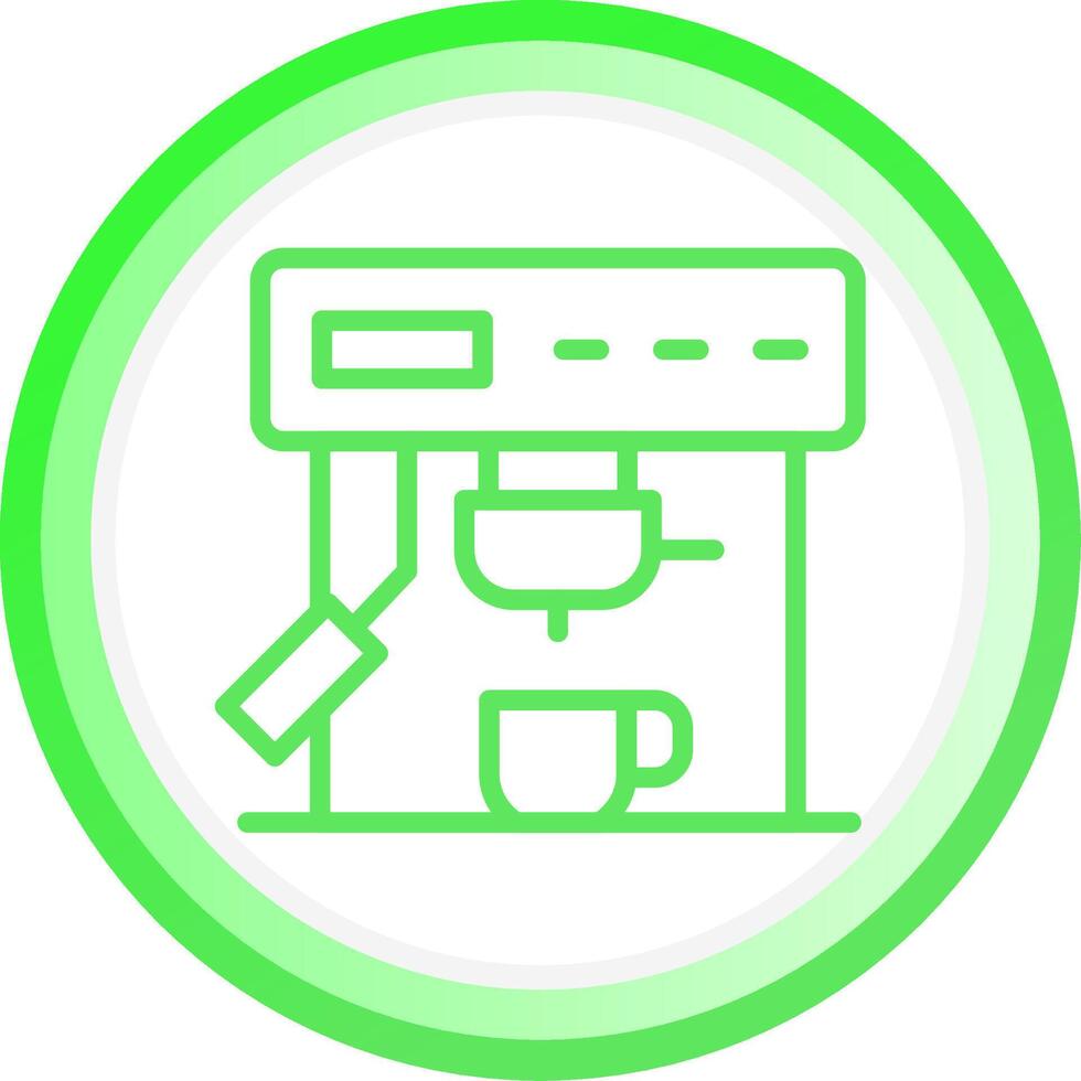 Coffee Machine Creative Icon Design vector