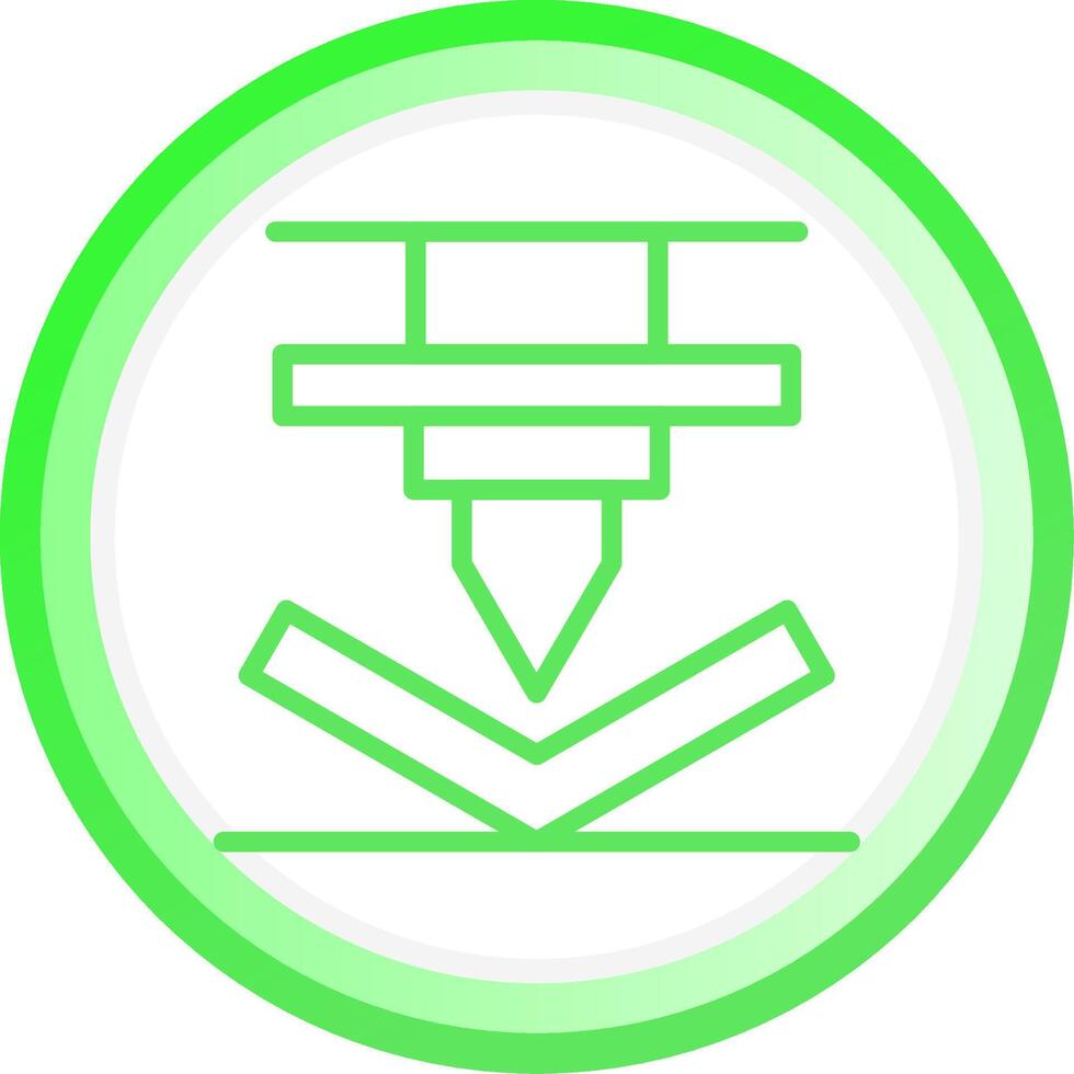 Bending Creative Icon Design vector
