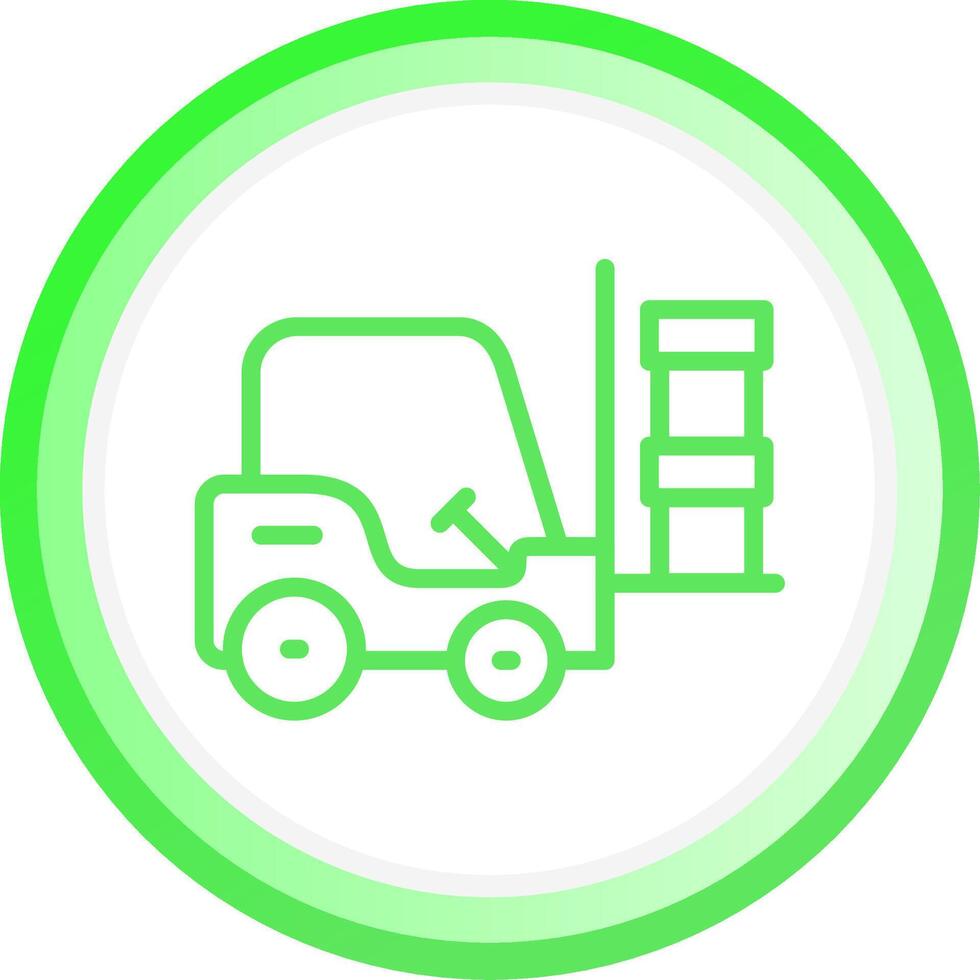 Forklift Creative Icon Design vector