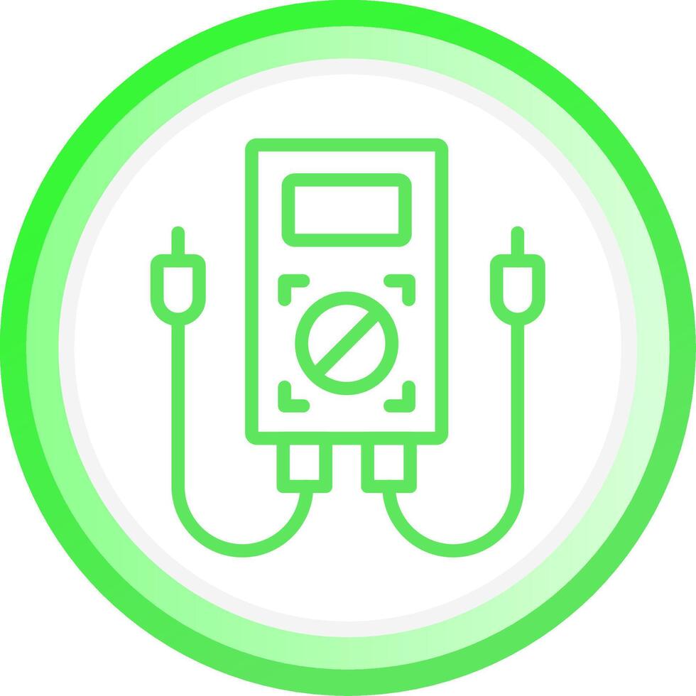 Multimeter Creative Icon Design vector