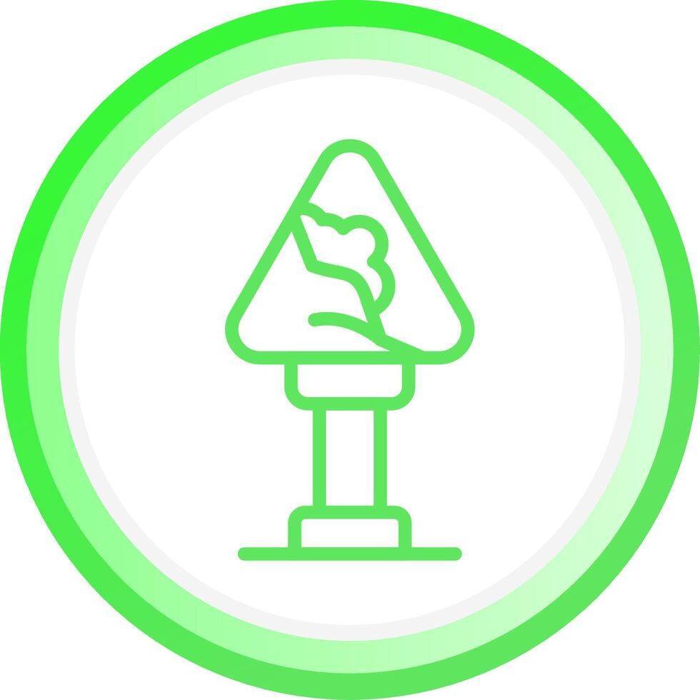 Avalanche Sign Creative Icon Design vector