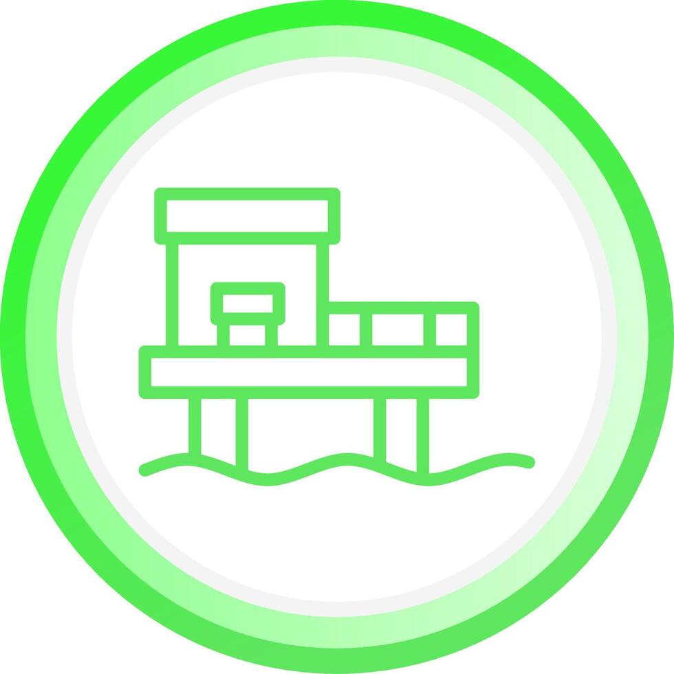 Dock Creative Icon Design vector