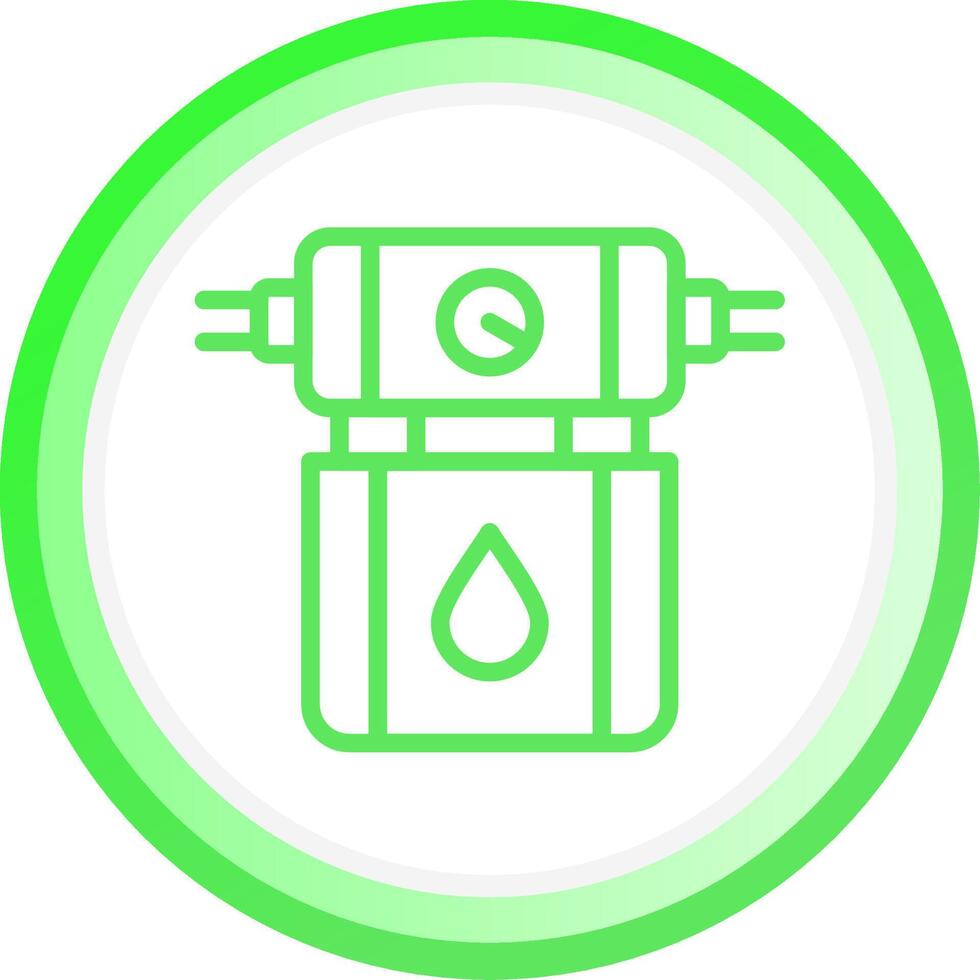 Water Filter Creative Icon Design vector