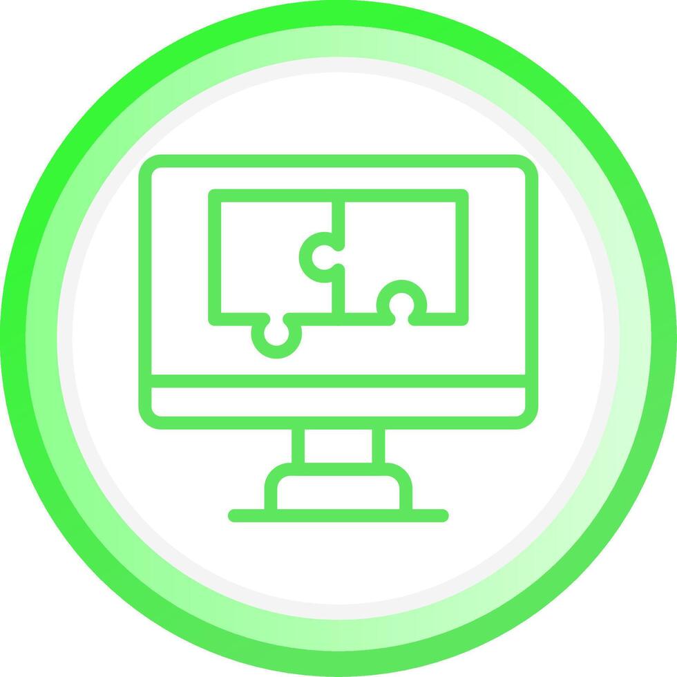 Puzzle Creative Icon Design vector