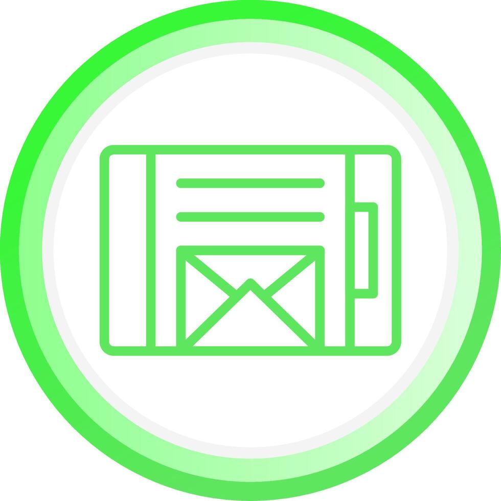 Tablet Creative Icon Design vector