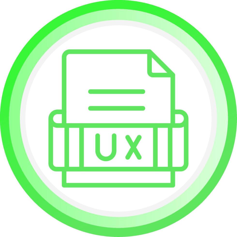 Ux Format Creative Icon Design vector