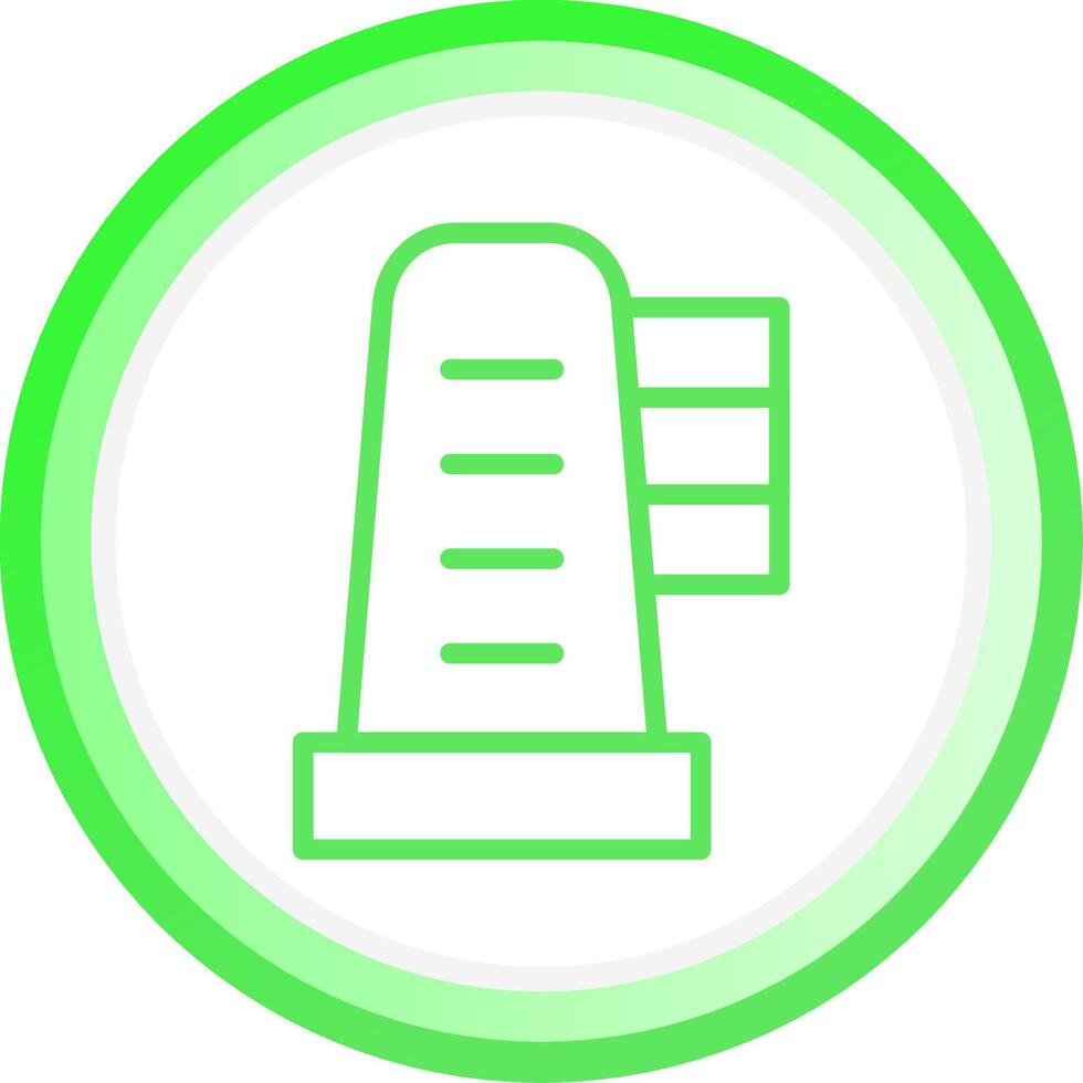 Line Green Circle Gradient Design vector