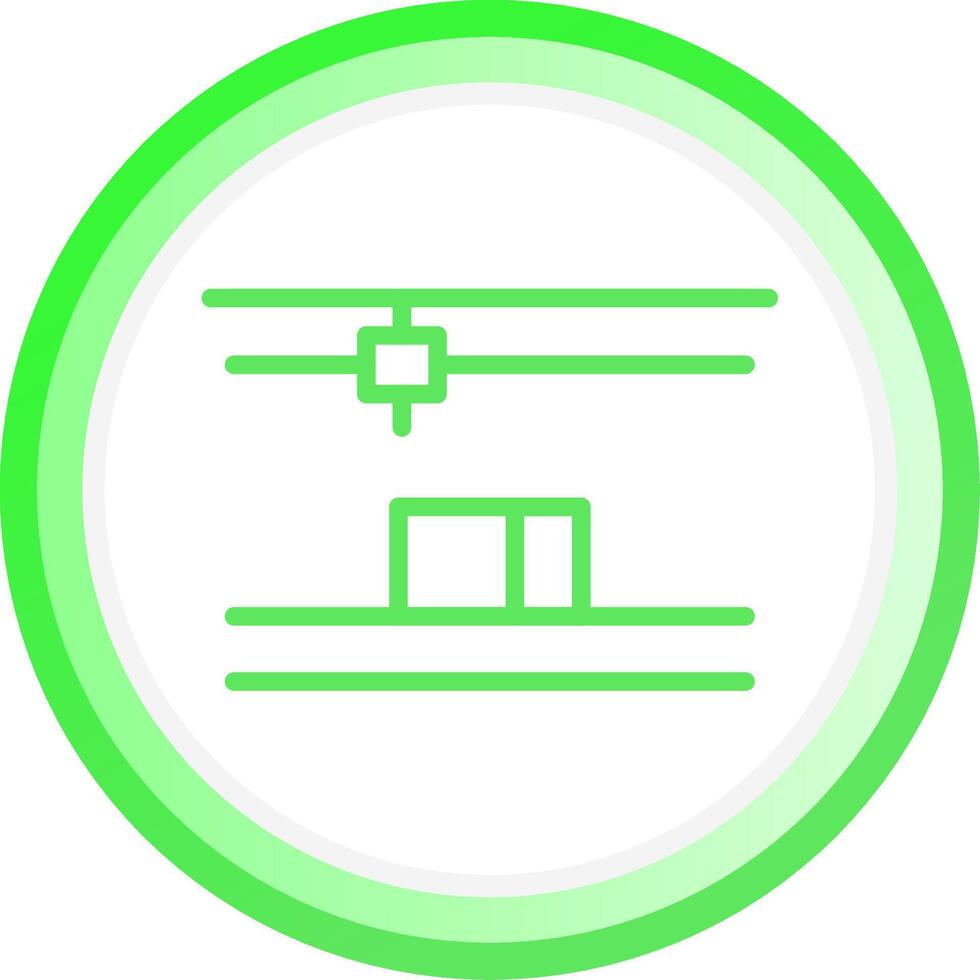 3D Printing Creative Icon Design vector