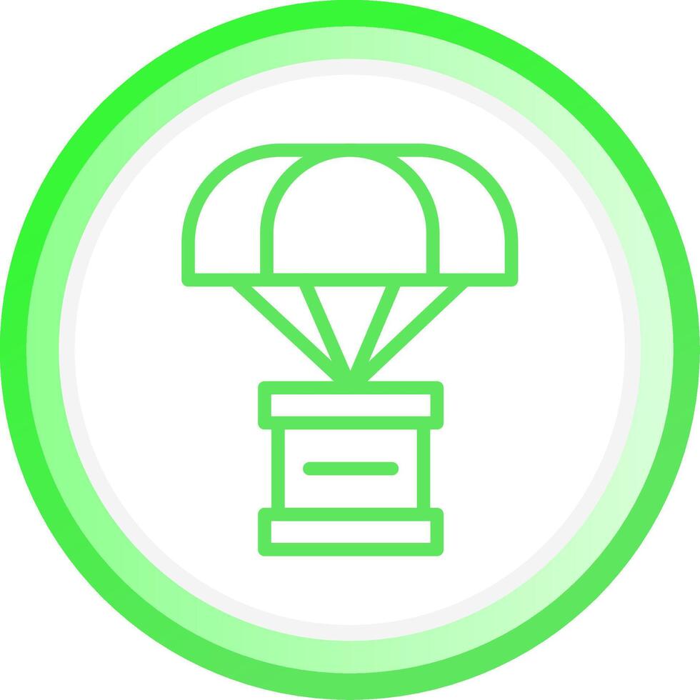 Line Green Circle Gradient Design vector