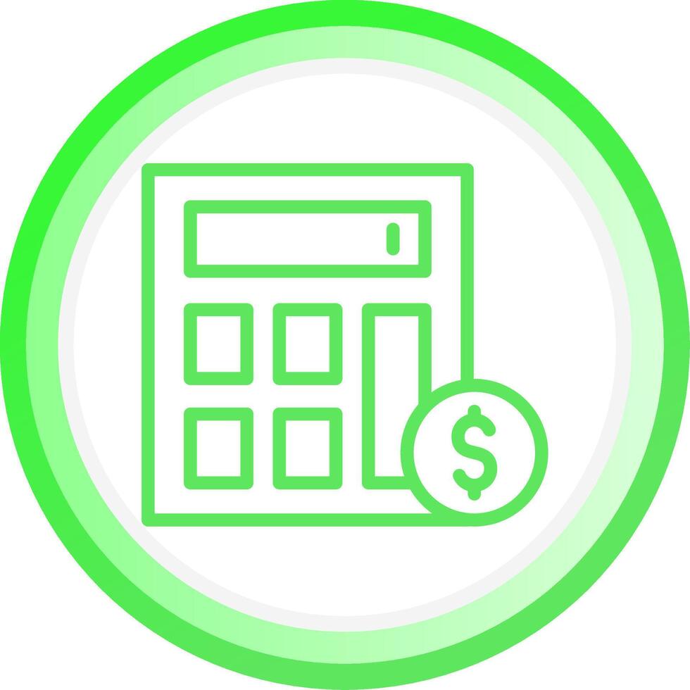 Accountant Creative Icon Design vector