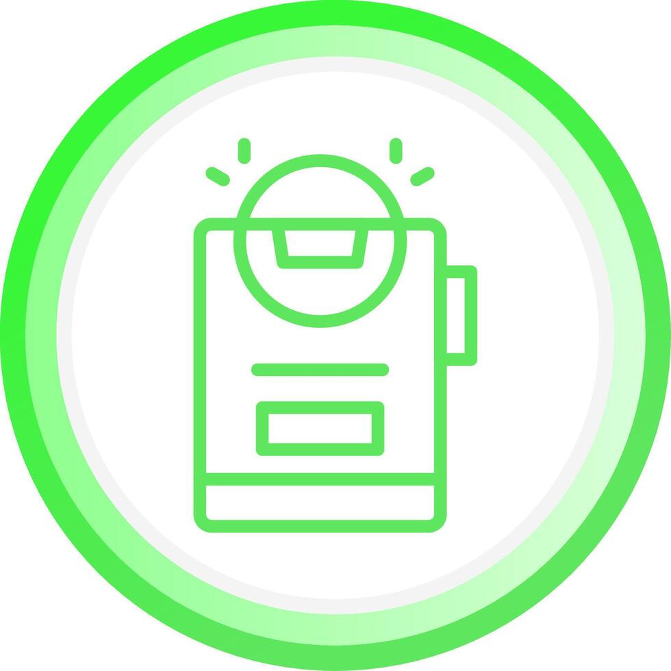Light Creative Icon Design vector
