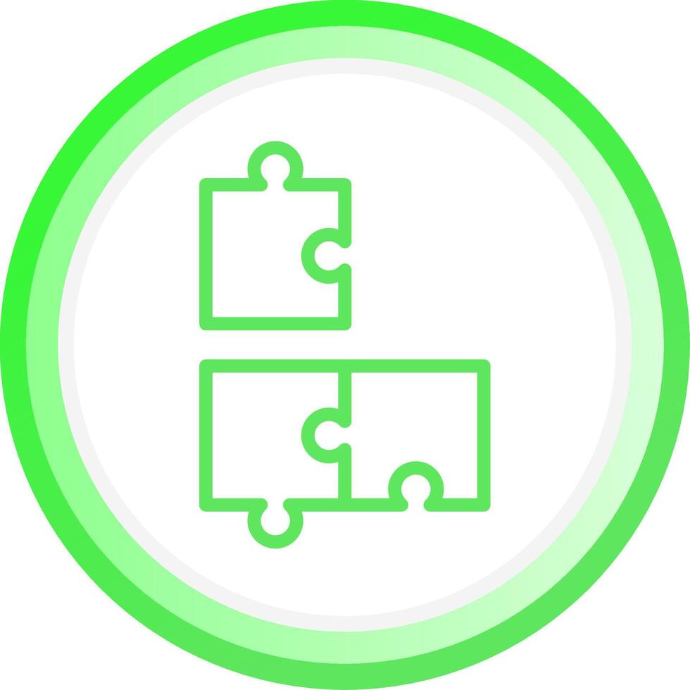 Puzzle Creative Icon Design vector