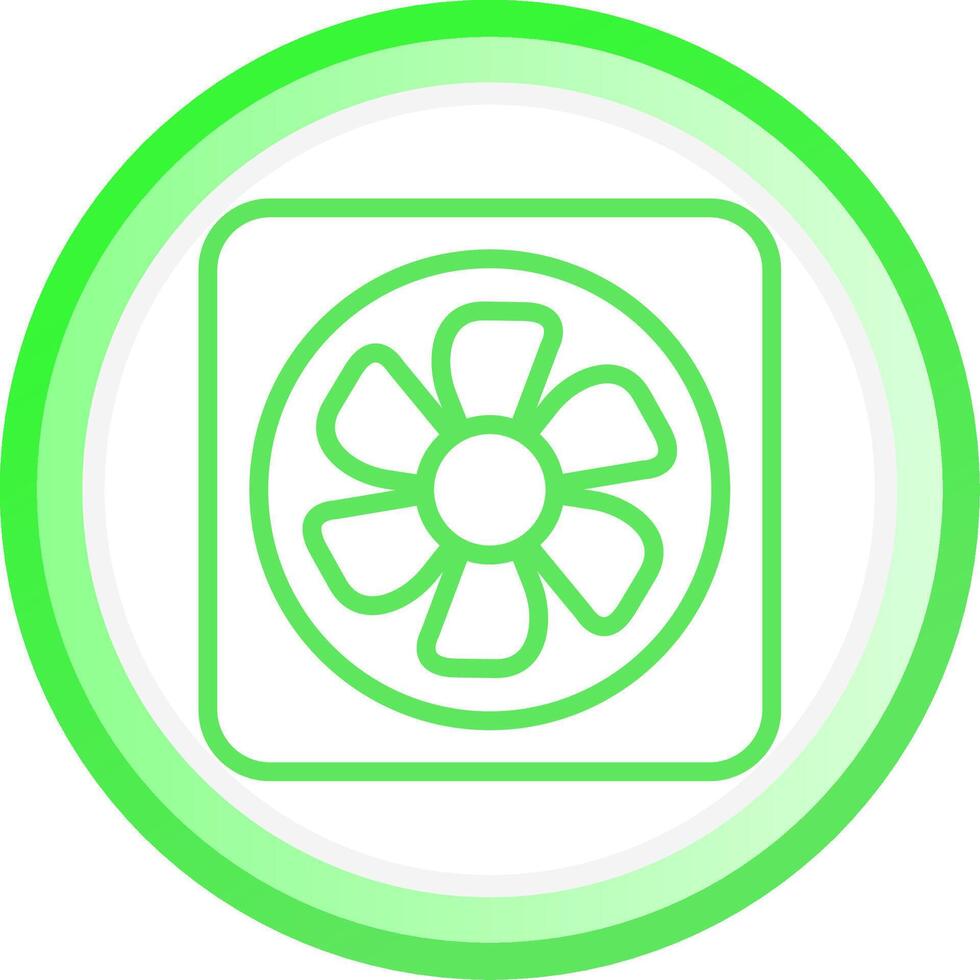 Fan Creative Icon Design vector