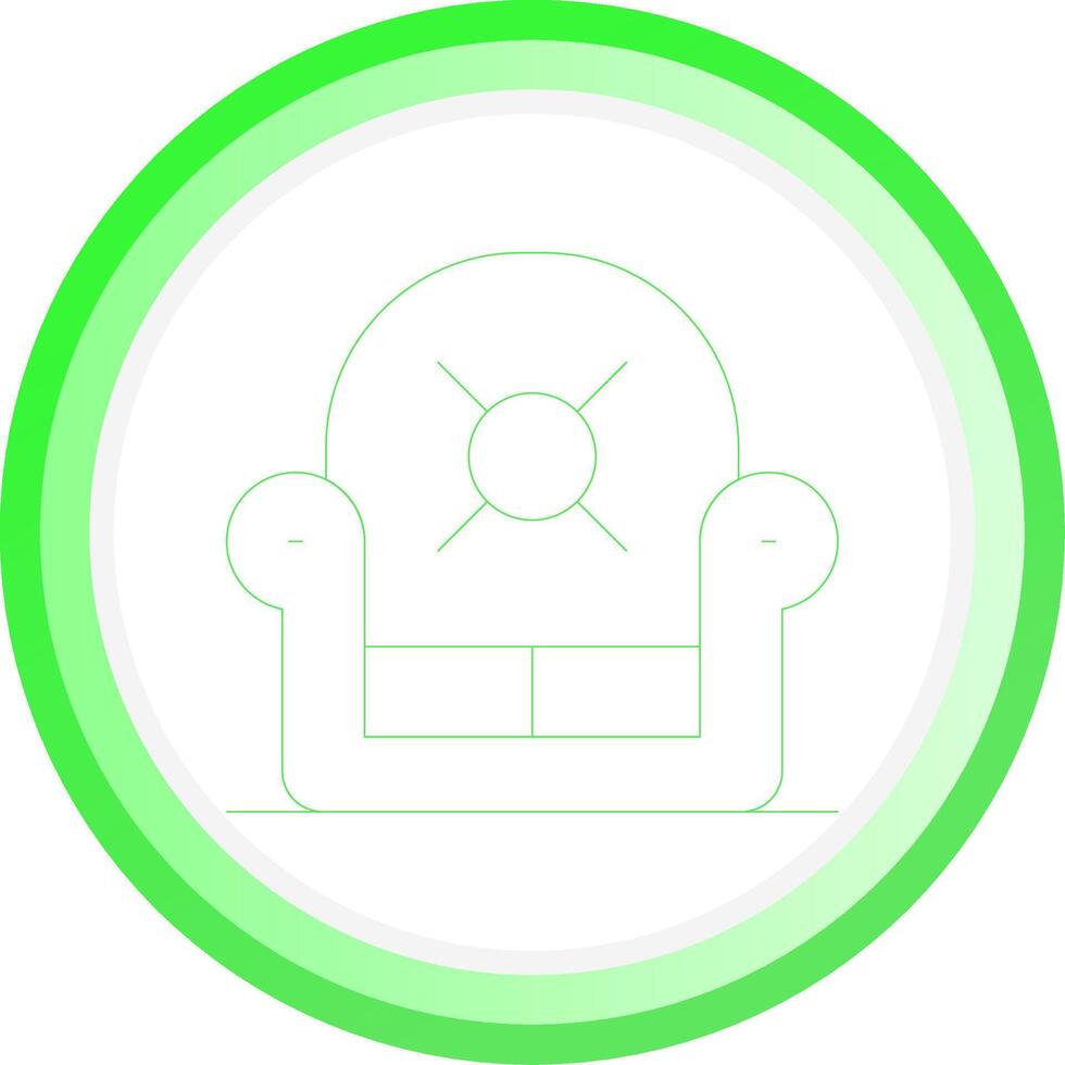 Armchair Creative Icon Design vector