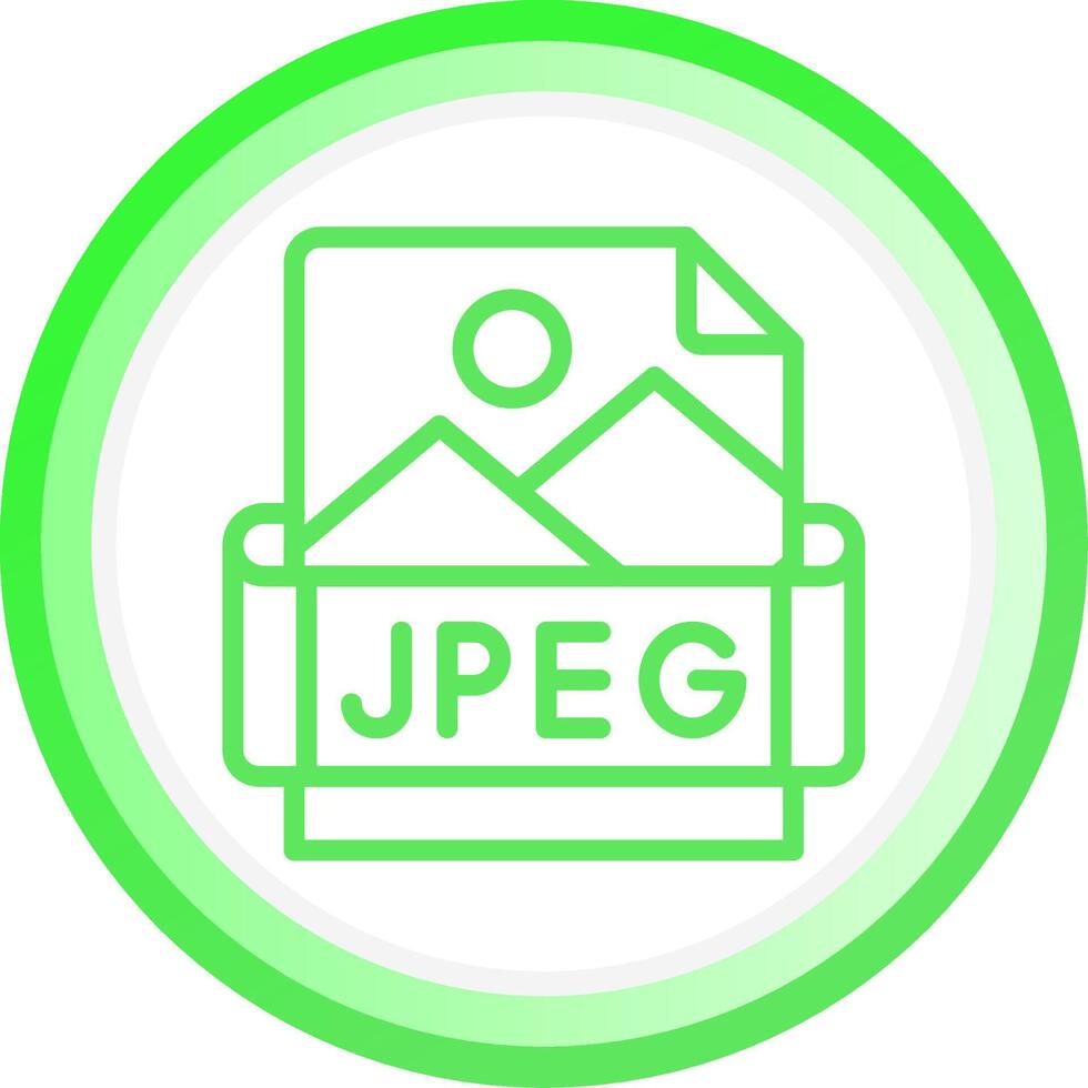 Jpeg Creative Icon Design vector