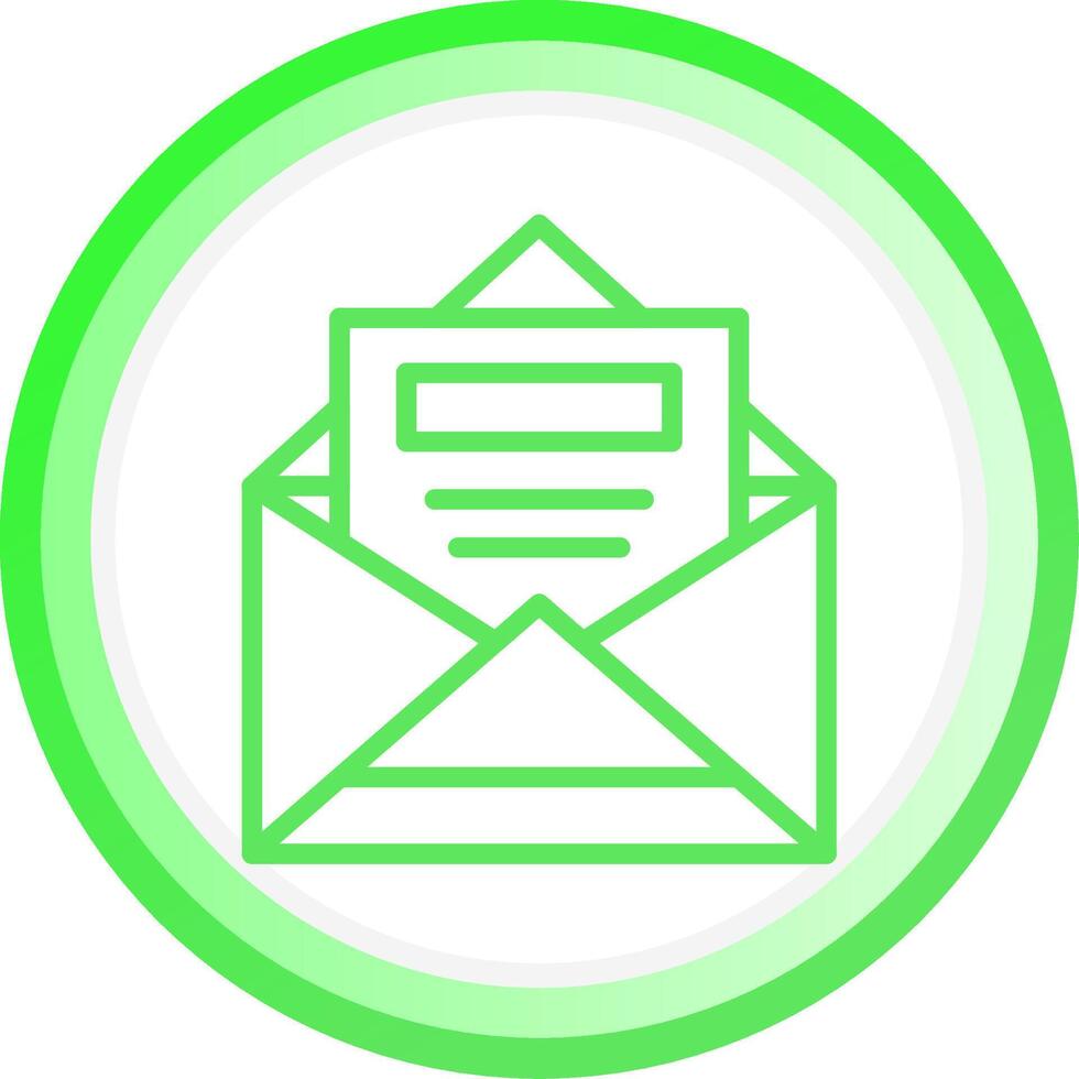 Open Email Creative Icon Design vector