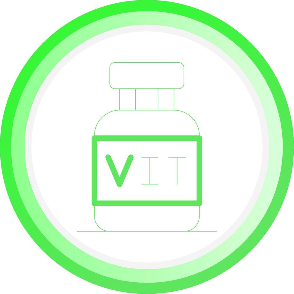 Vitamins Creative Icon Design vector