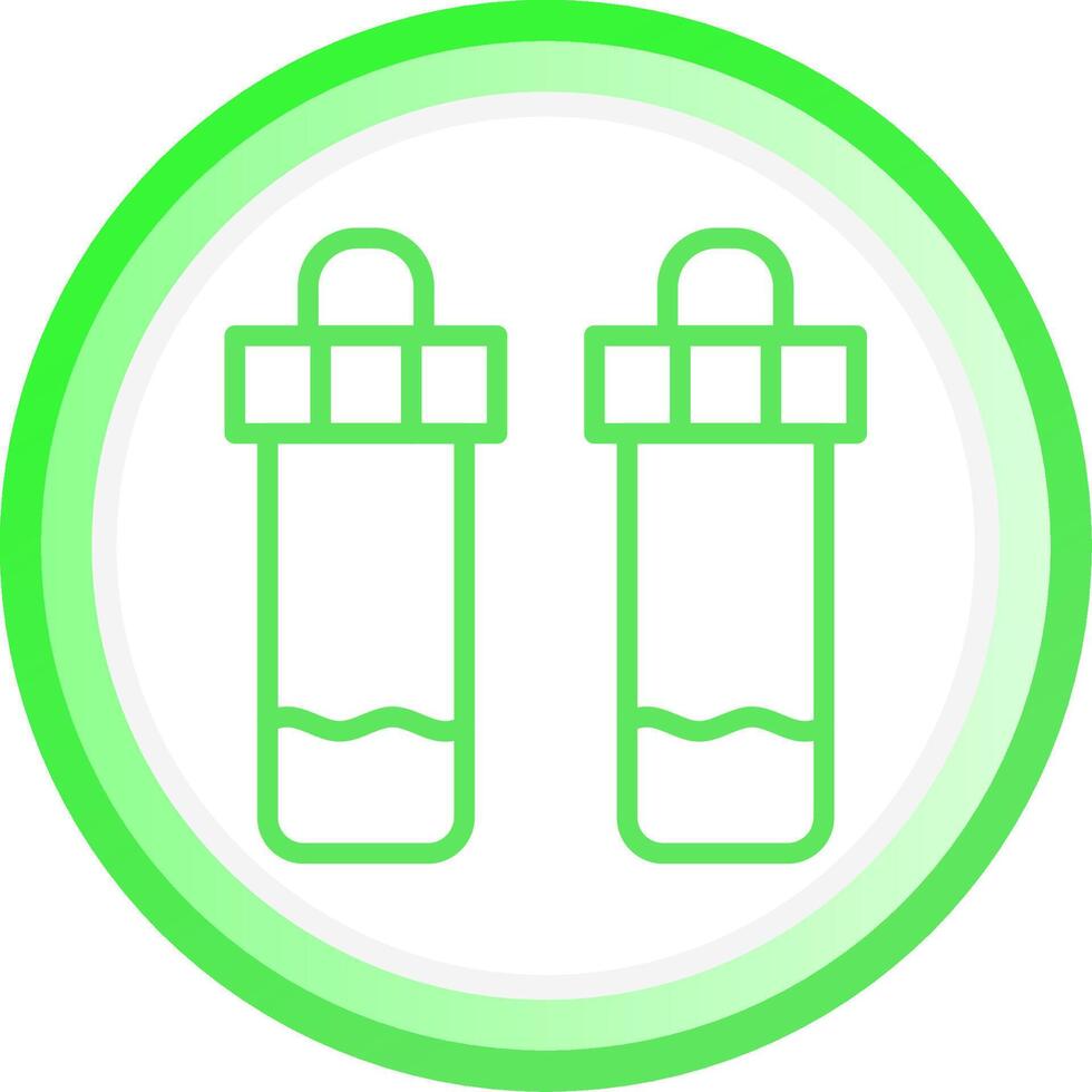 Test Tube Creative Icon Design vector