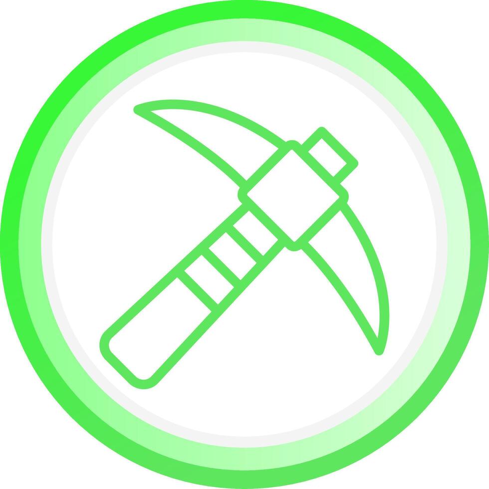 Pickaxe Creative Icon Design vector
