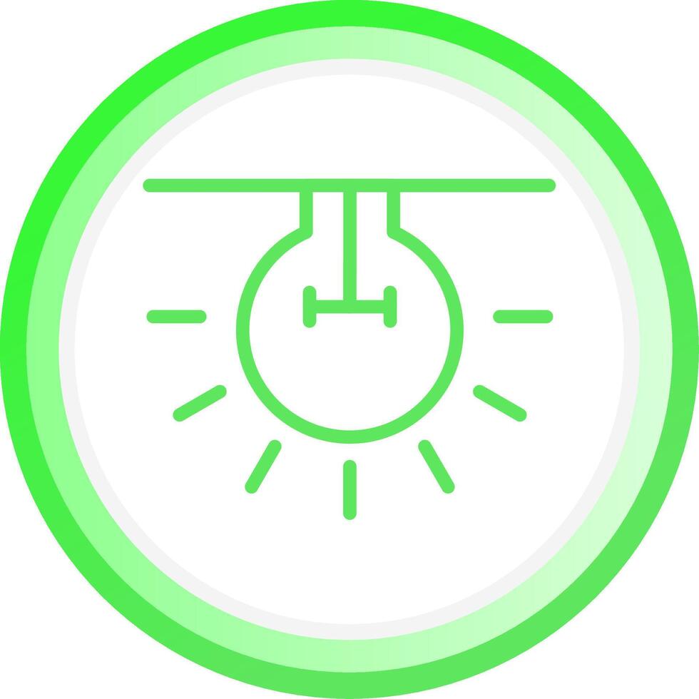 Light Bulb Creative Icon Design vector