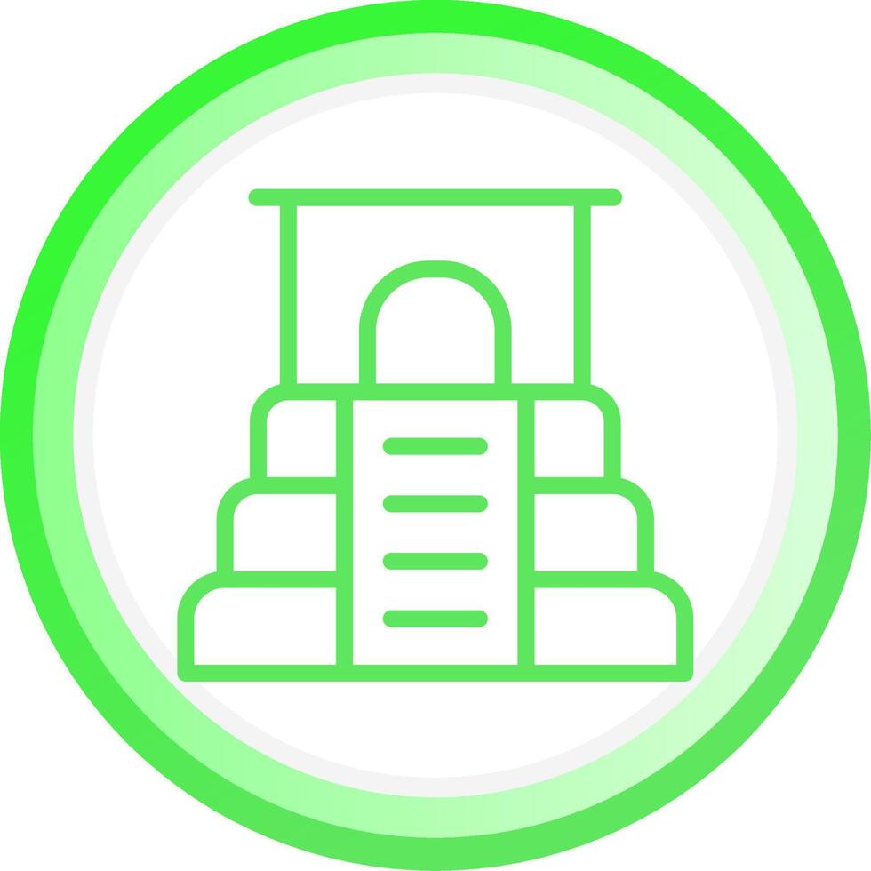 Pyramid Creative Icon Design vector