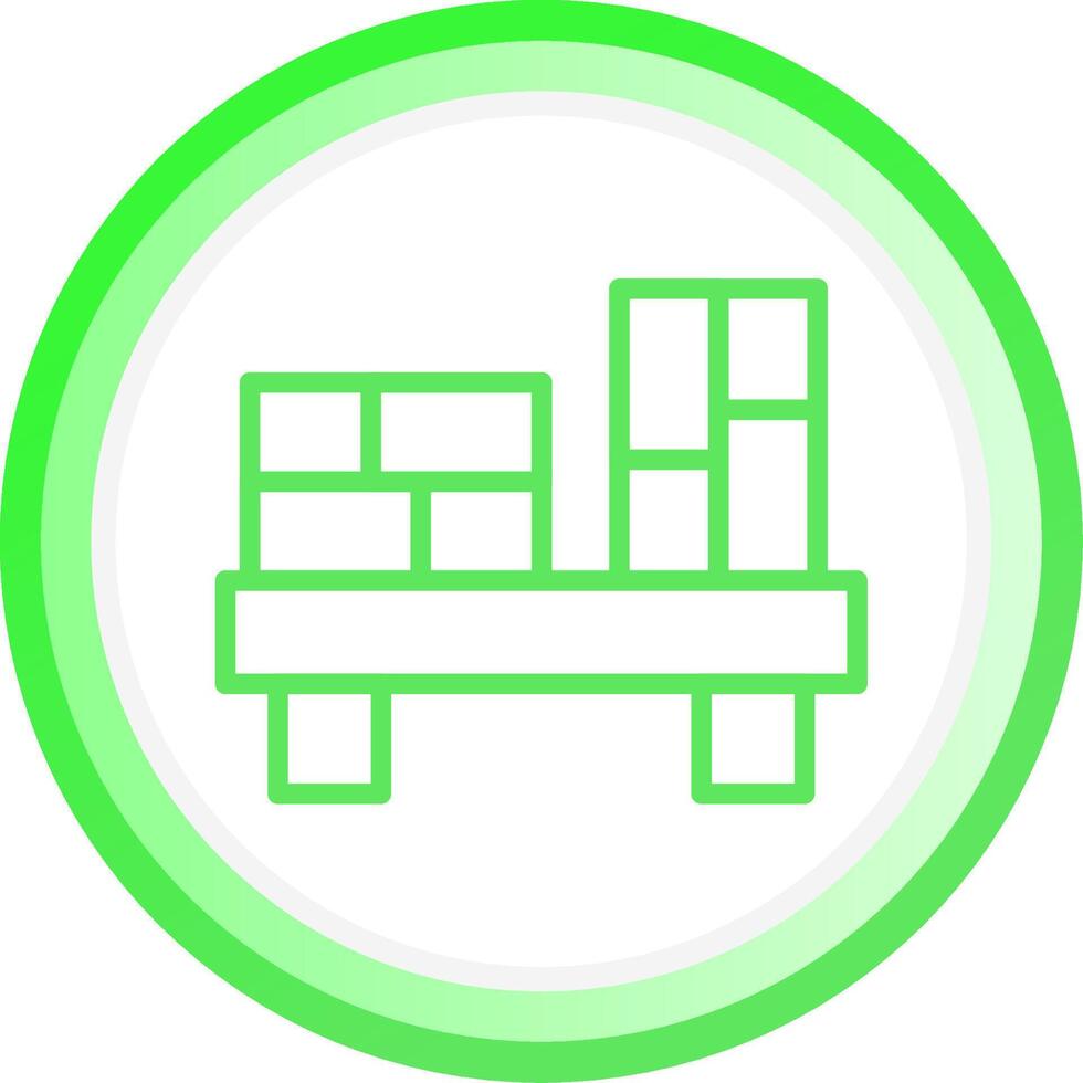 Bookshelf Creative Icon Design vector