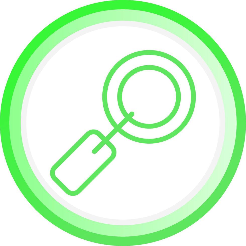Magnifying Glass Creative Icon Design vector