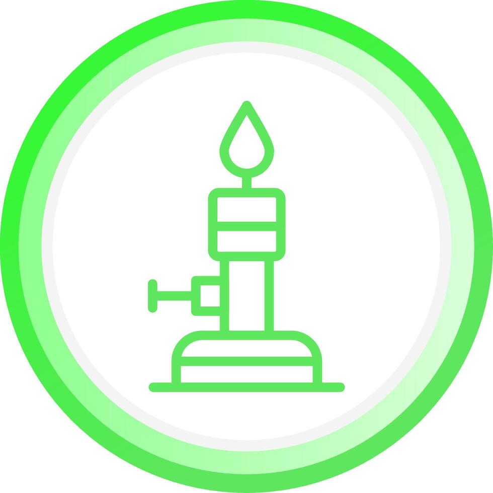 Bunsen Burner Creative Icon Design vector