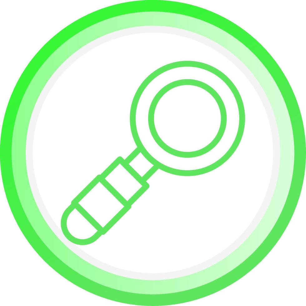 Magnifying Glass Creative Icon Design vector
