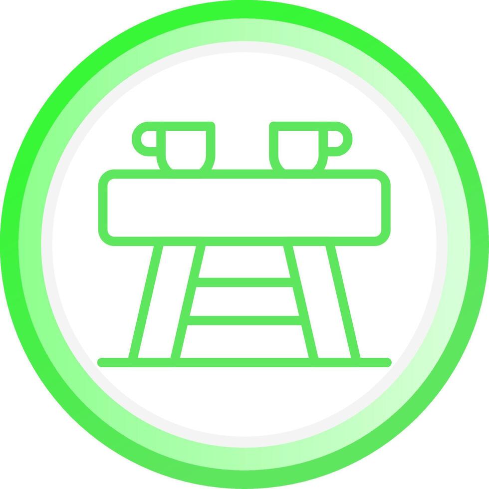 Coffee Table Creative Icon Design vector