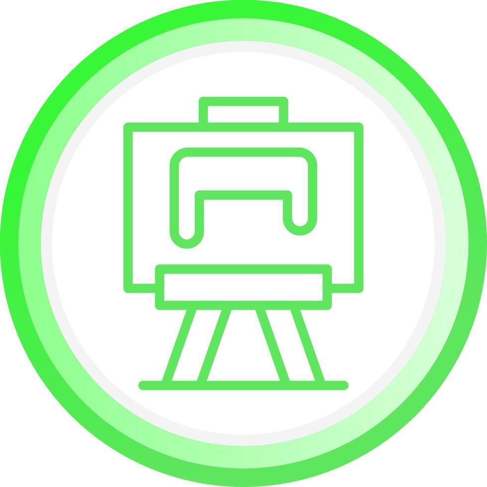 Paint Canvas Creative Icon Design vector