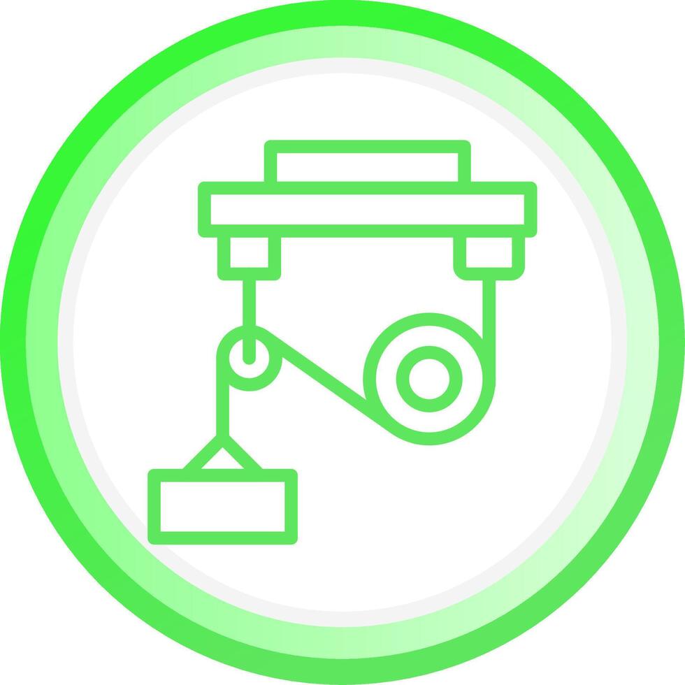 Pulley Creative Icon Design vector