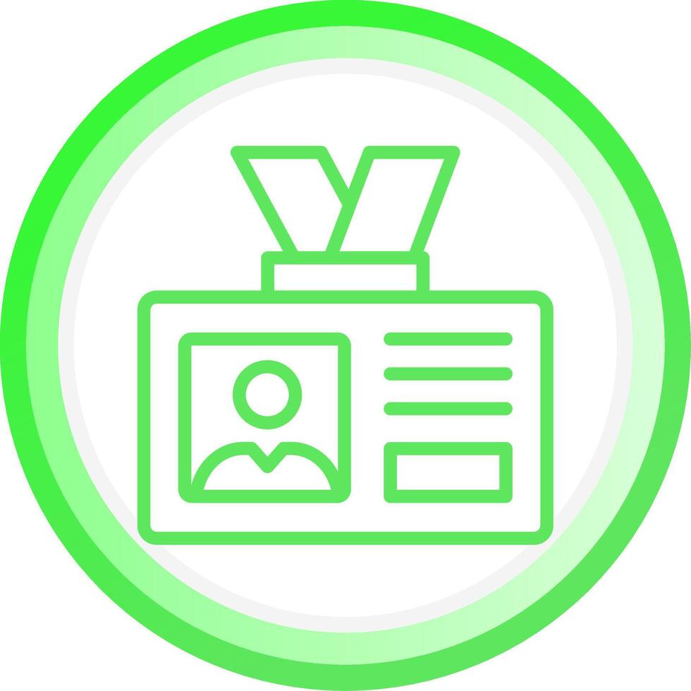 Id Card Creative Icon Design vector