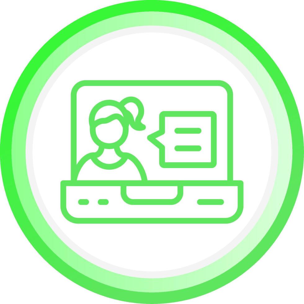 Job Interview Creative Icon Design vector