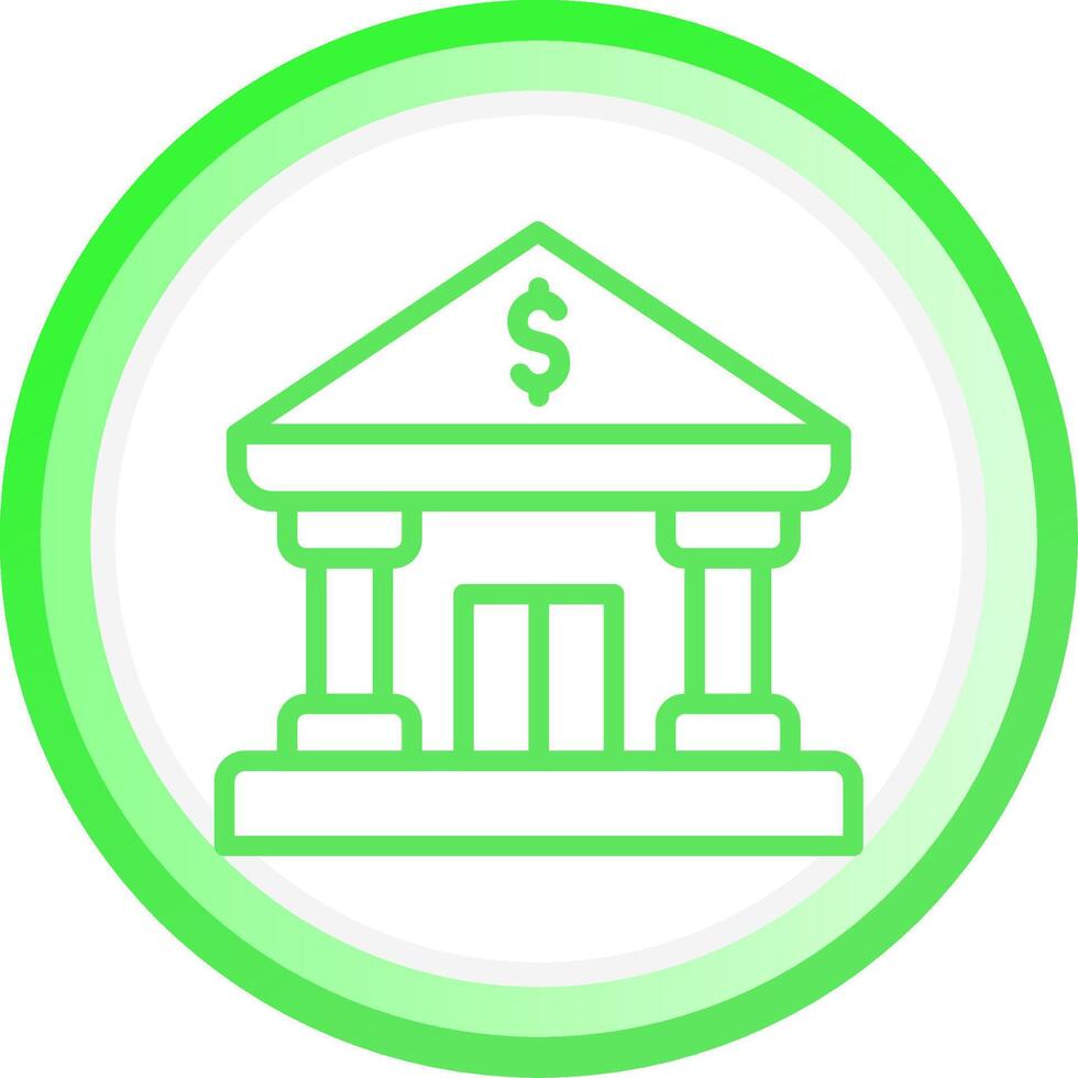 Bank Creative Icon Design vector