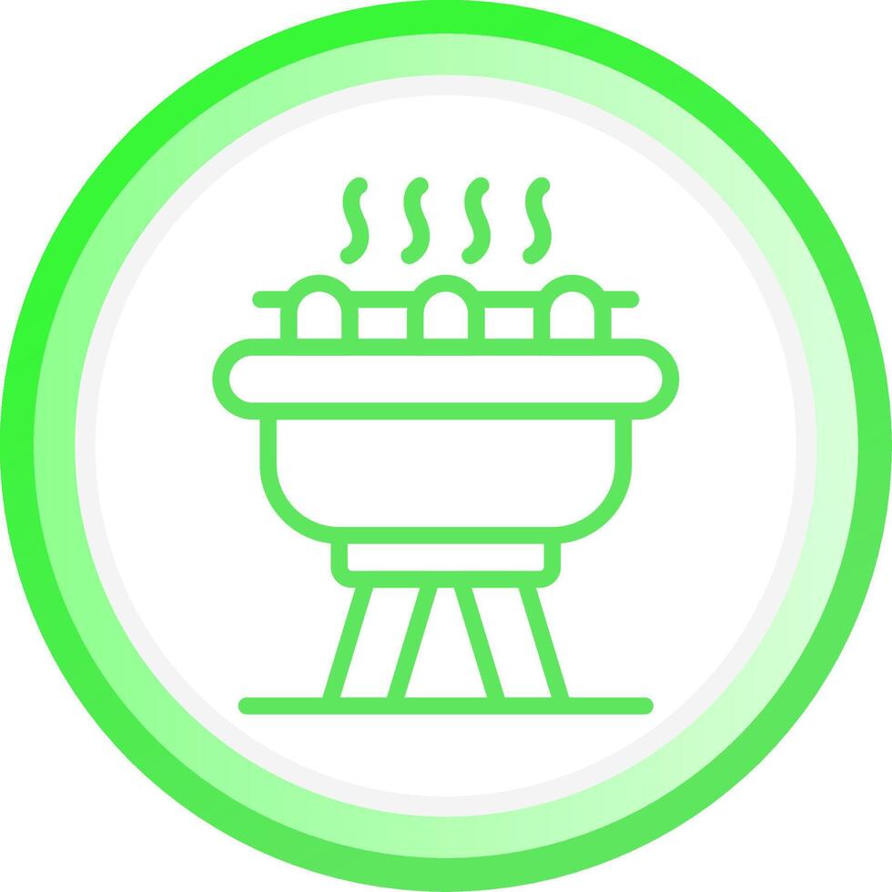 diseño de icono creativo de barbacoa vector