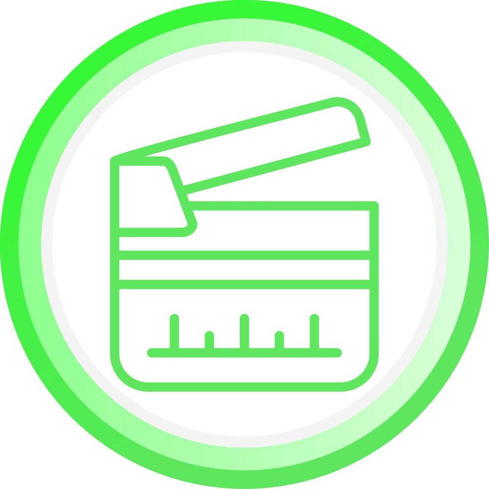 Clapperboard Creative Icon Design vector