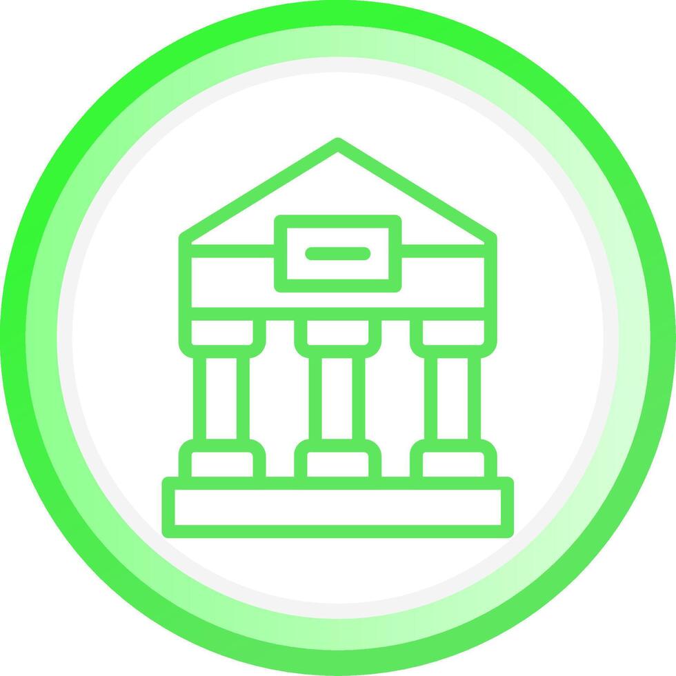 Greek Temple Creative Icon Design vector