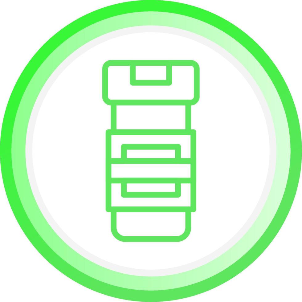 Test Tube Creative Icon Design vector
