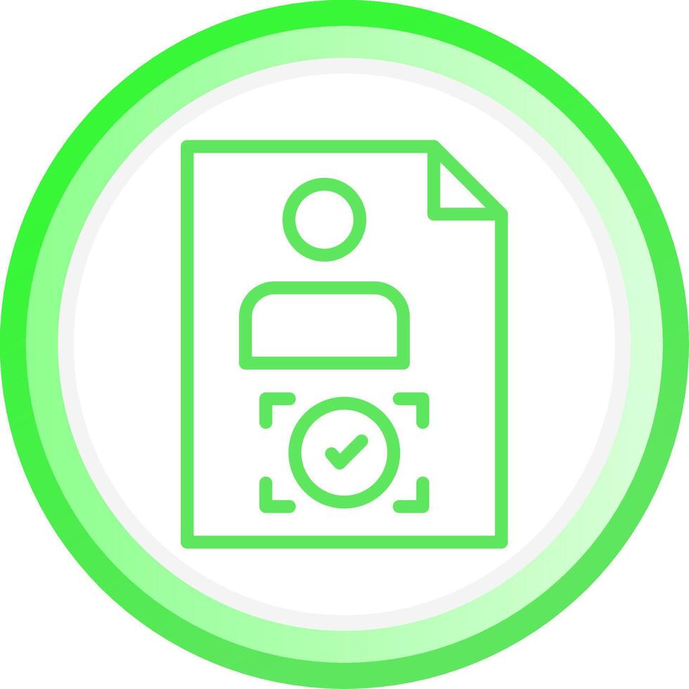 Approval Creative Icon Design vector