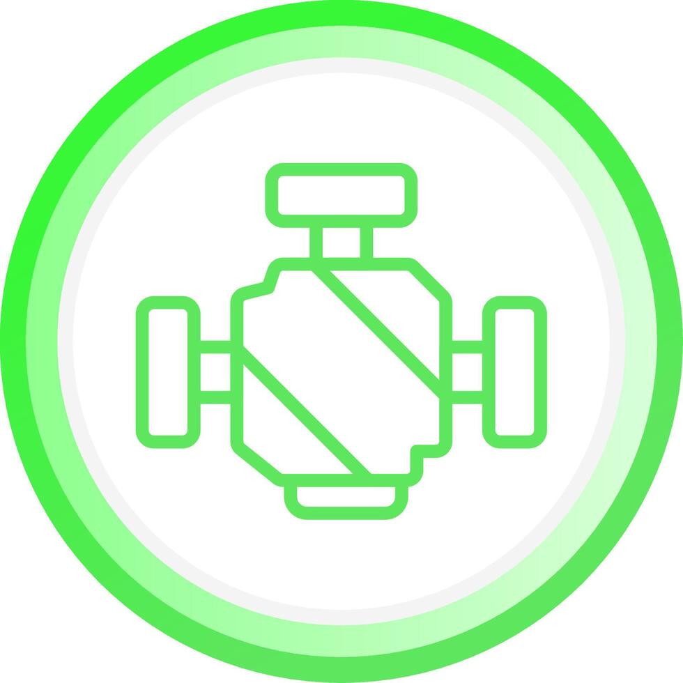 Car Engine Creative Icon Design vector