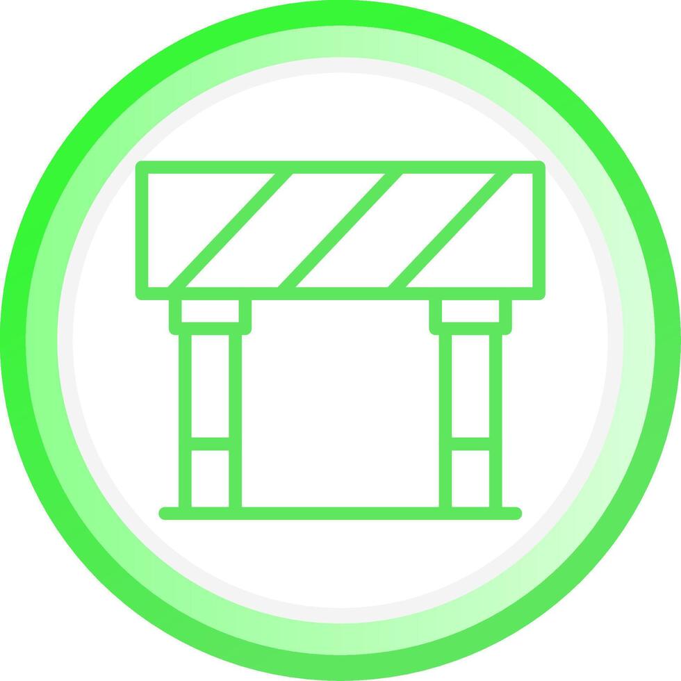 Barrier Creative Icon Design vector