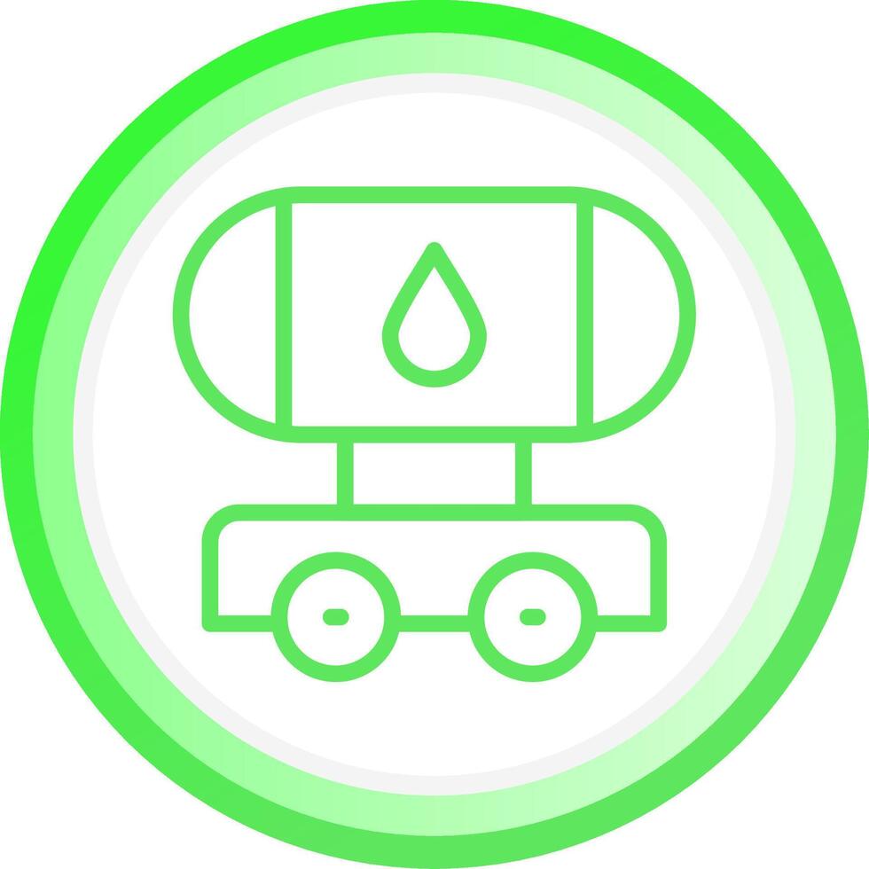 Tanker Creative Icon Design vector