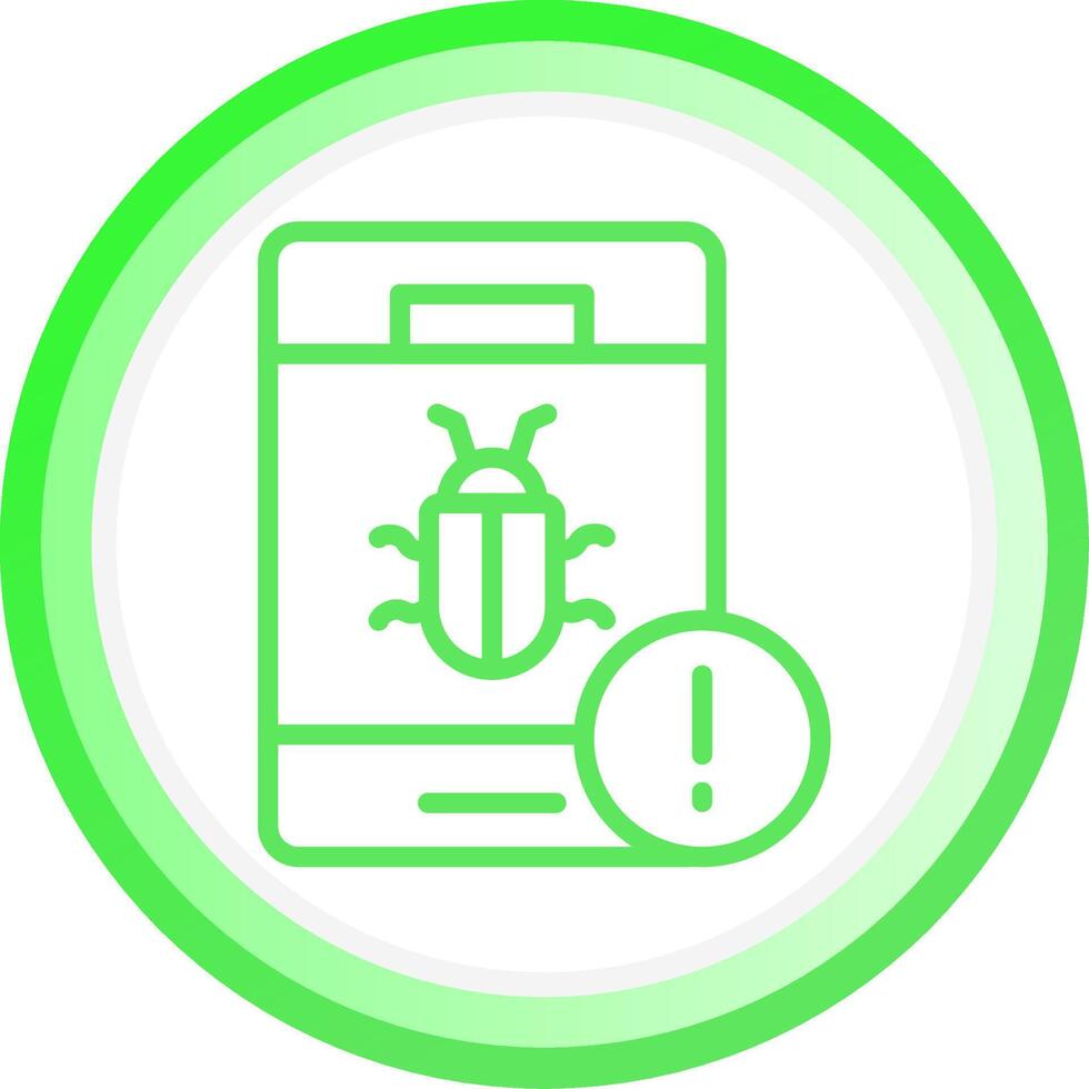 Bug Creative Icon Design vector