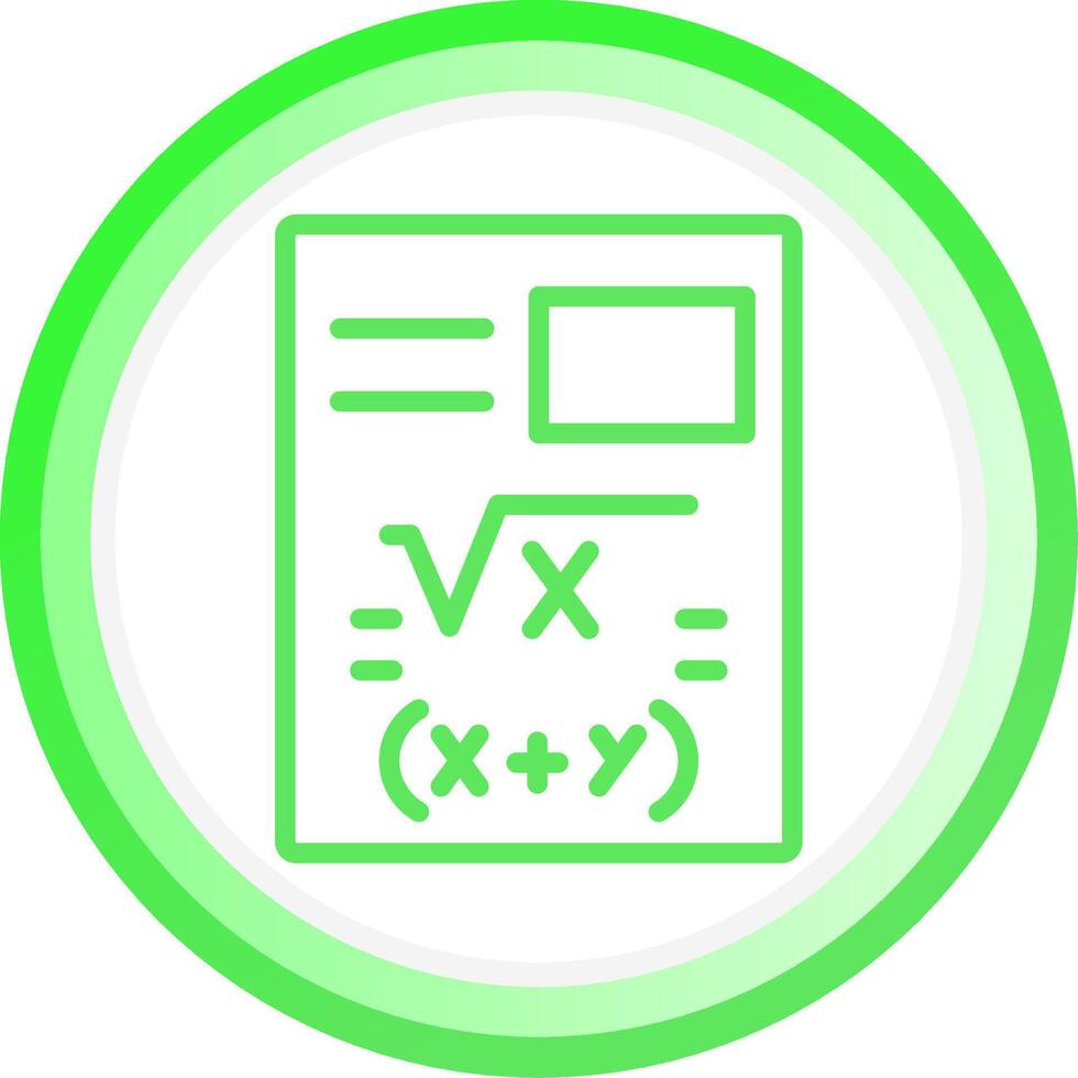 Maths Creative Icon Design vector