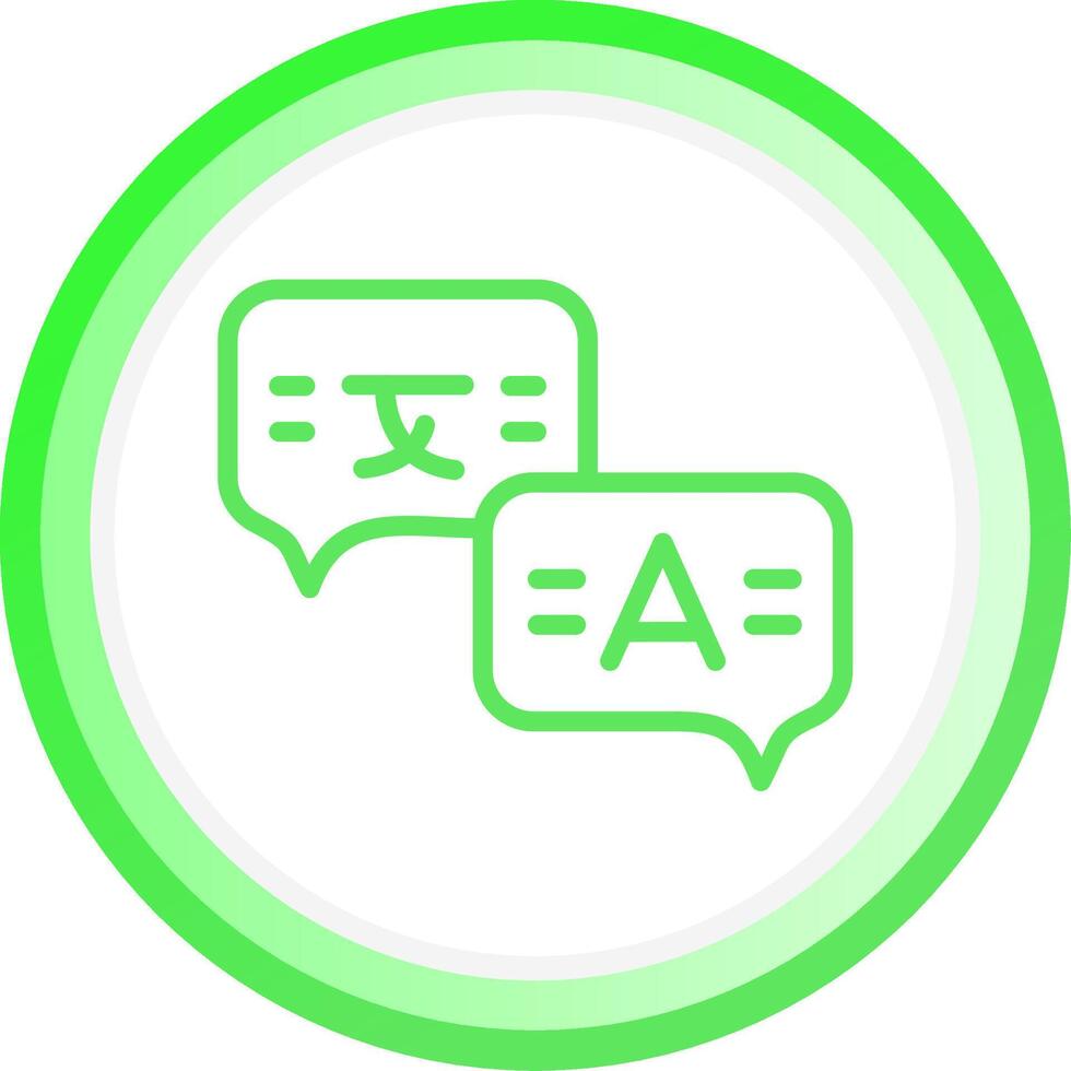Language Creative Icon Design vector