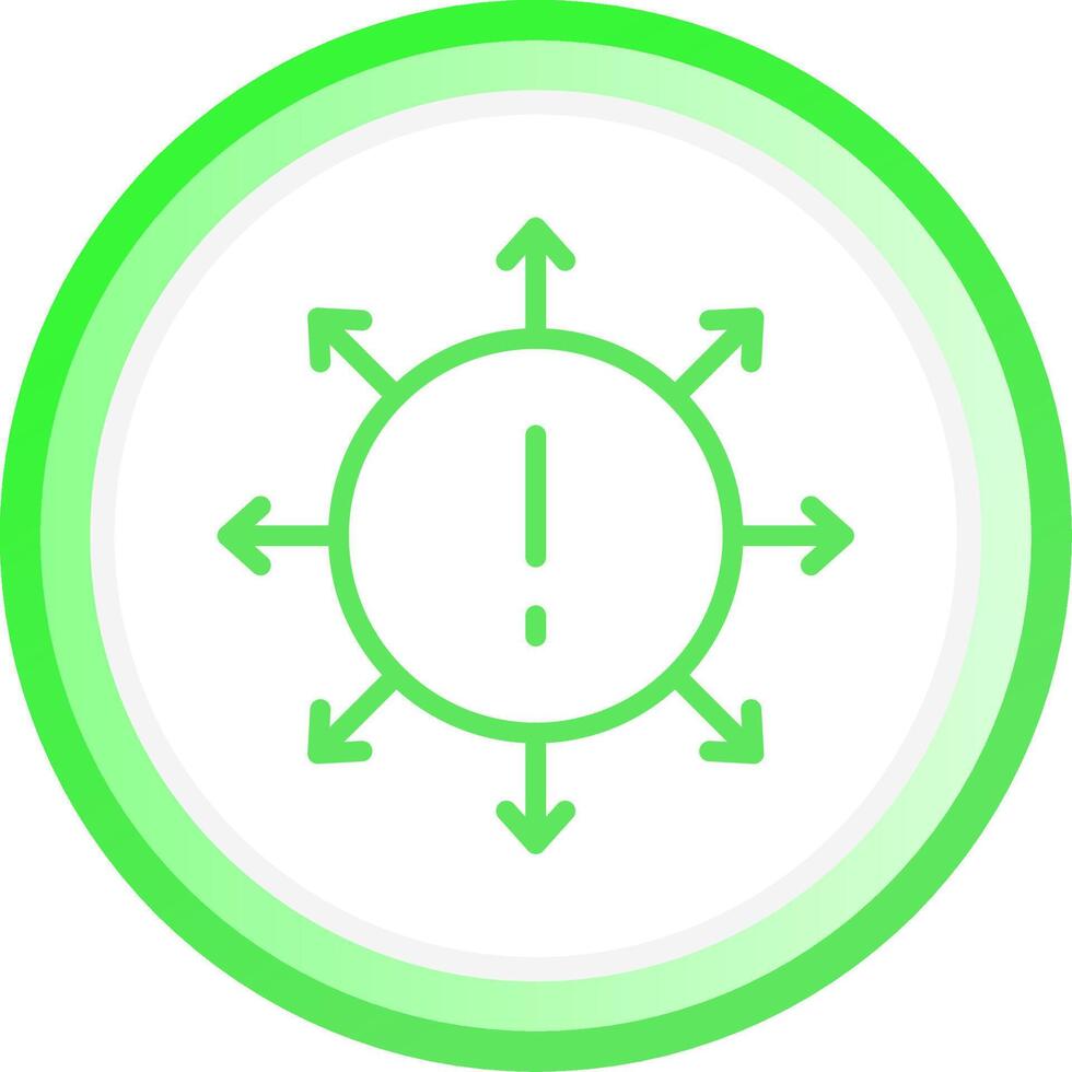 Diversification Creative Icon Design vector
