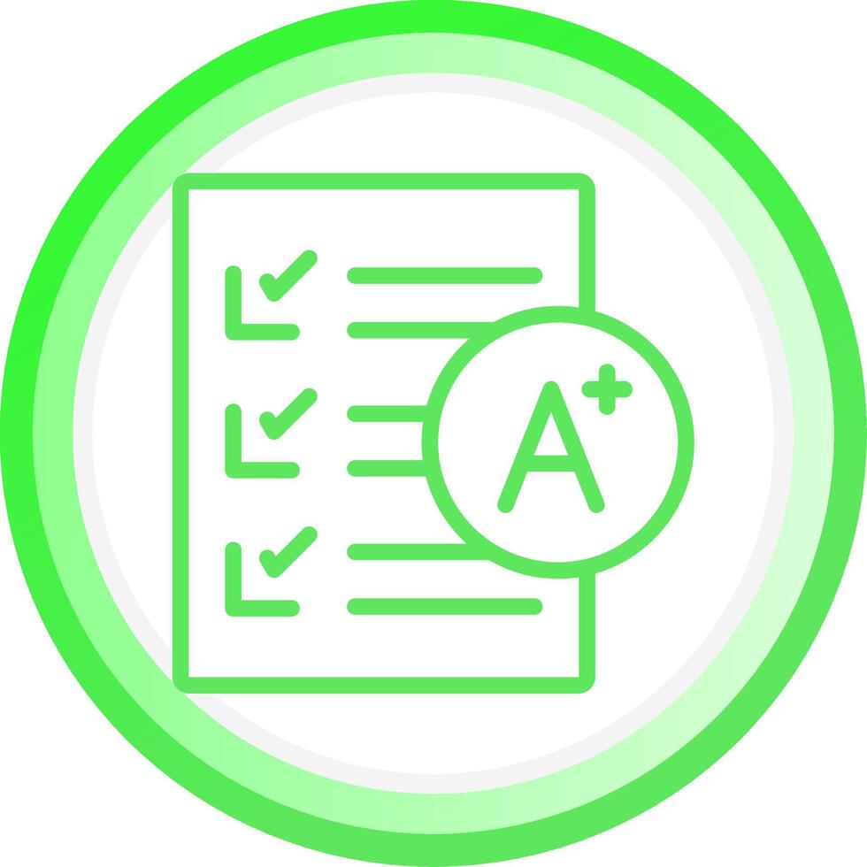 Grades Creative Icon Design vector